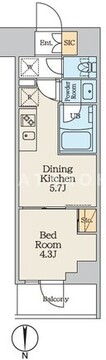 CREATIF本所吾妻橋 908 間取り図