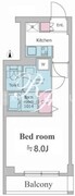 レオーネ方南町 403 間取り図