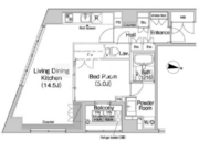 コンフォリア上野広小路 301 間取り図
