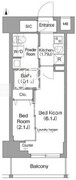 コンフォリア・リヴ下落合 1003 間取り図