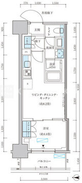パークアクシス池袋イースト 505 間取り図