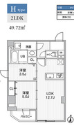 エスレジデンス亀戸バーム 202 間取り図