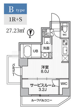 エスレジデンス亀戸バーム 504 間取り図