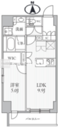 シーズンフラッツ滝野川 501 間取り図
