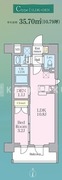 ルフォンリヴェント板橋西台 303 間取り図