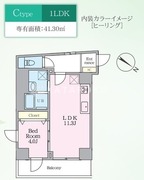 ルヴァスト ヨヨギ パーク 403 間取り図