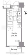 パークアクシス台東根岸 603 間取り図