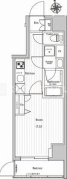 プレミアムキューブG東新宿 101 間取り図