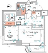 ハーモニーレジデンス東京羽田スカイブリッジ 106 間取り図