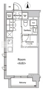 カスタリア菊川 506 間取り図