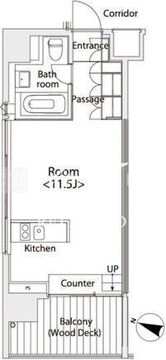 イプセ学芸大学 601 間取り図