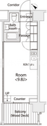 イプセ学芸大学 402 間取り図
