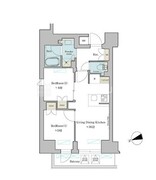 ブリリアイスト御茶ノ水 501 間取り図