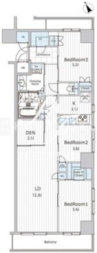 ビエラコート日本橋久松町 508 間取り図