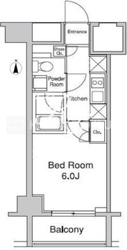 プラウドフラット蒲田2 903 間取り図