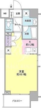 モンレーヴ錦糸町 1103 間取り図