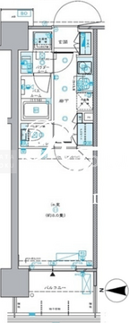 セントラルプレイス新宿御苑前 302 間取り図