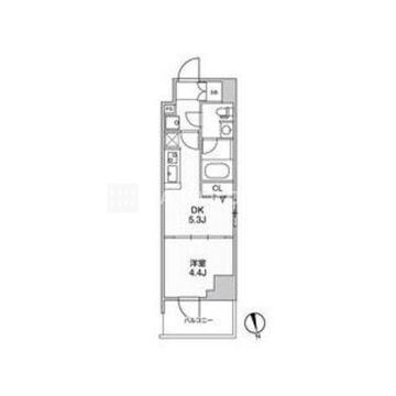 リテラス南千住サウス 203 間取り図