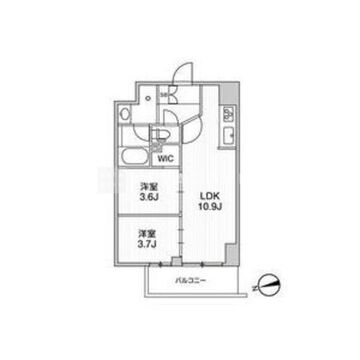 リテラス南千住サウス 302 間取り図