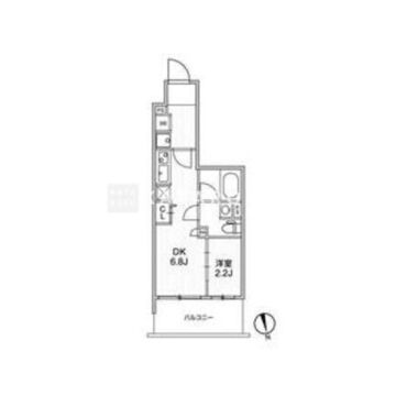 リテラス南千住サウス 306 間取り図