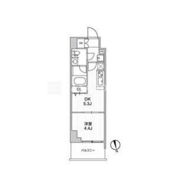 リテラス南千住サウス 507 間取り図
