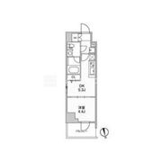 リテラス南千住サウス 709 間取り図