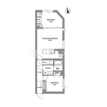スタイリオ桜新町 301 間取り図