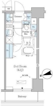 アーバネックス戸越銀座 703 間取り図