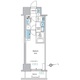 プレディアコート北千住 203 間取り図