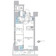 プレディアコート北千住 204 間取り図