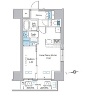プレディアコート北千住 205 間取り図