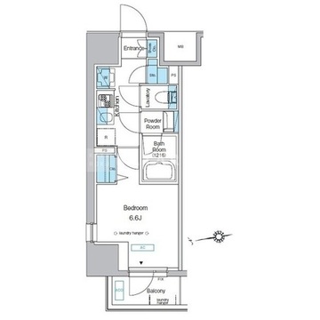 プレディアコート北千住 207 間取り図