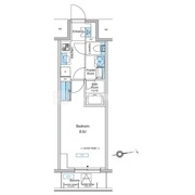 プレディアコート北千住 602 間取り図