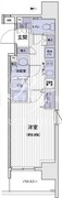 エスティメゾン大島 1027 間取り図