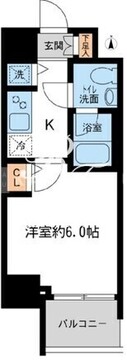 KDXレジデンス大島 1012 間取り図