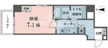 アムス四谷三丁目 408 間取り図
