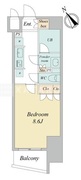 デュオステージ後楽園 202 間取り図