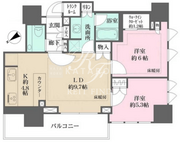 ザ・パークハウス高輪タワー 902 間取り図