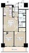 イーストコア曳舟一番館 902 間取り図