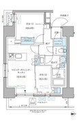 パークアクシス住吉ガーデンスクエア 301 間取り図