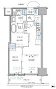 パークアクシス住吉ガーデンスクエア 307 間取り図