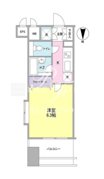プロスペクト・グラーサ広尾 901 間取り図