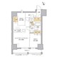 リビオメゾン田端 1501 間取り図
