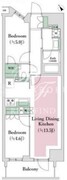 オープンレジデンシア日暮里 403 間取り図