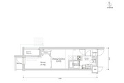 リルシア馬込 201 間取り図