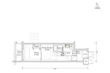 リルシア馬込 203 間取り図