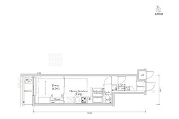 リルシア馬込 204 間取り図