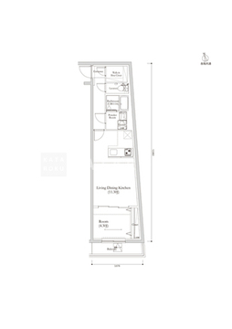 リルシア馬込 208 間取り図