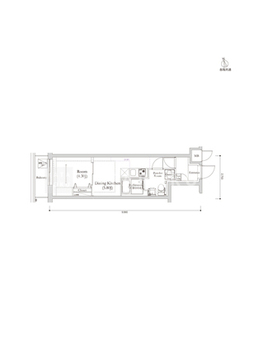 リルシア馬込 302 間取り図