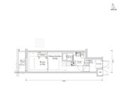 リルシア馬込 303 間取り図